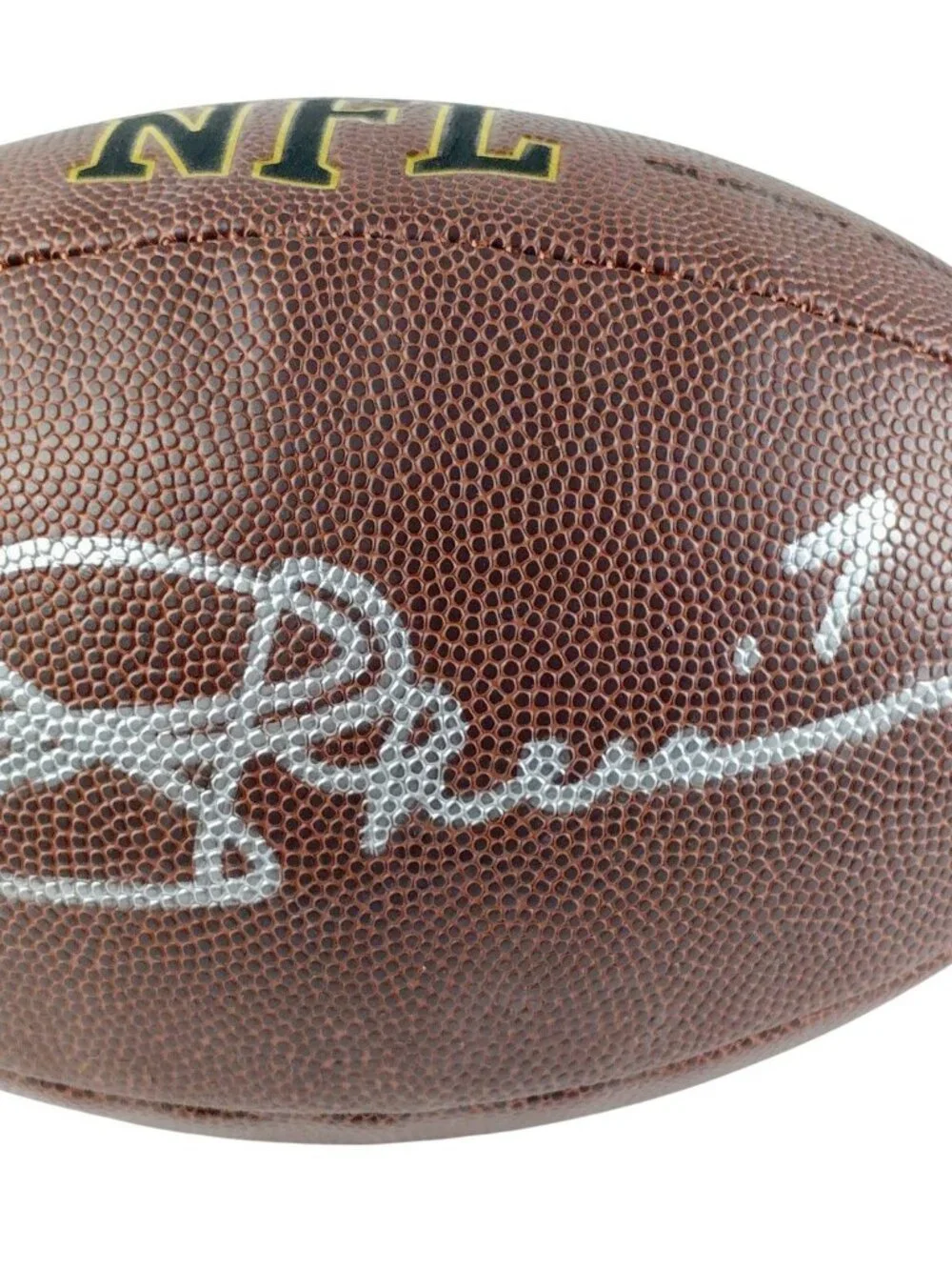 Joe Theismann Signed Wilson Football Commanders Notre Dame MVP Proof COA